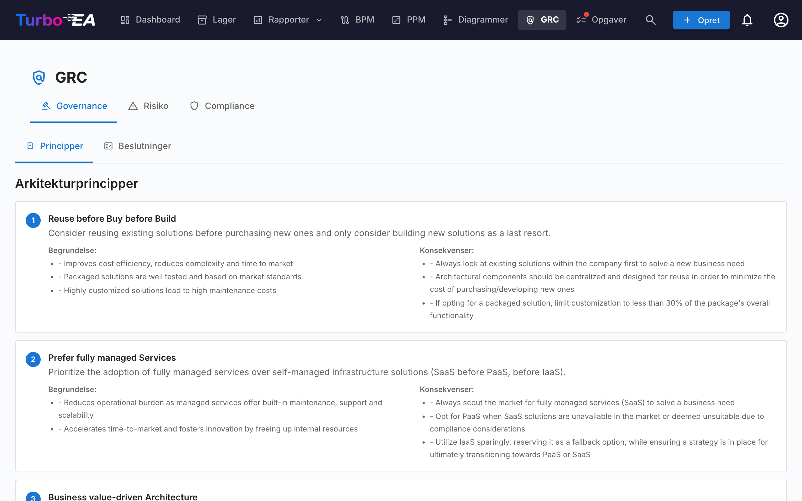 GRC — Governance-fane