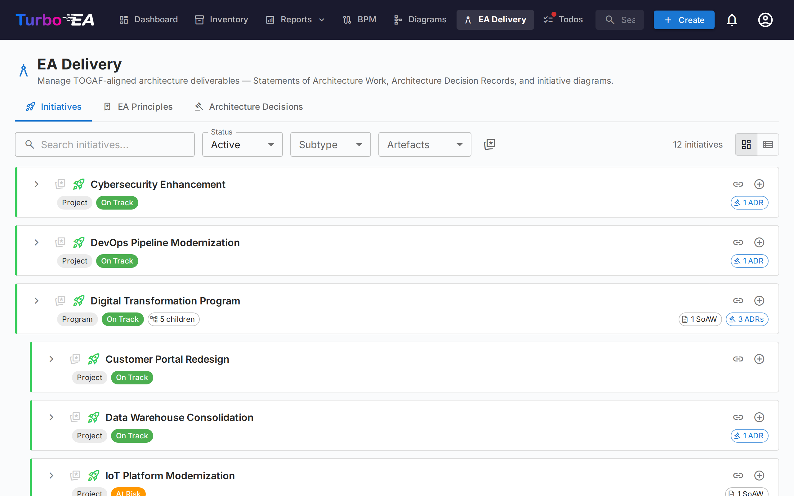EA Delivery Management