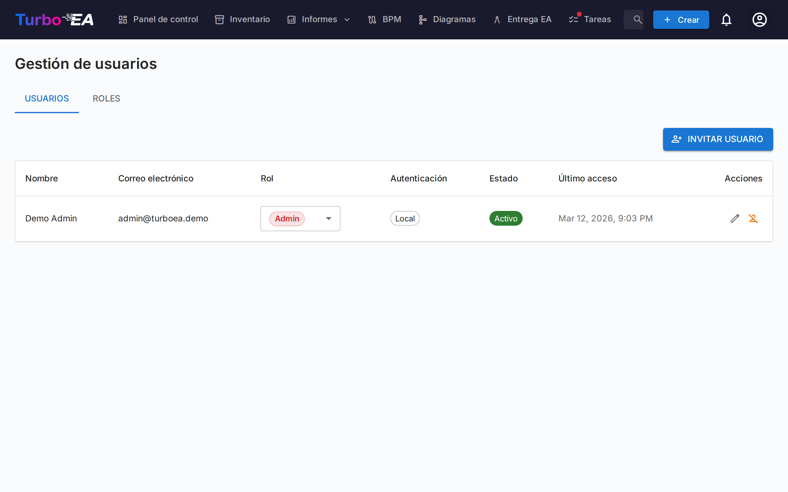 Gestión de Usuarios y Roles