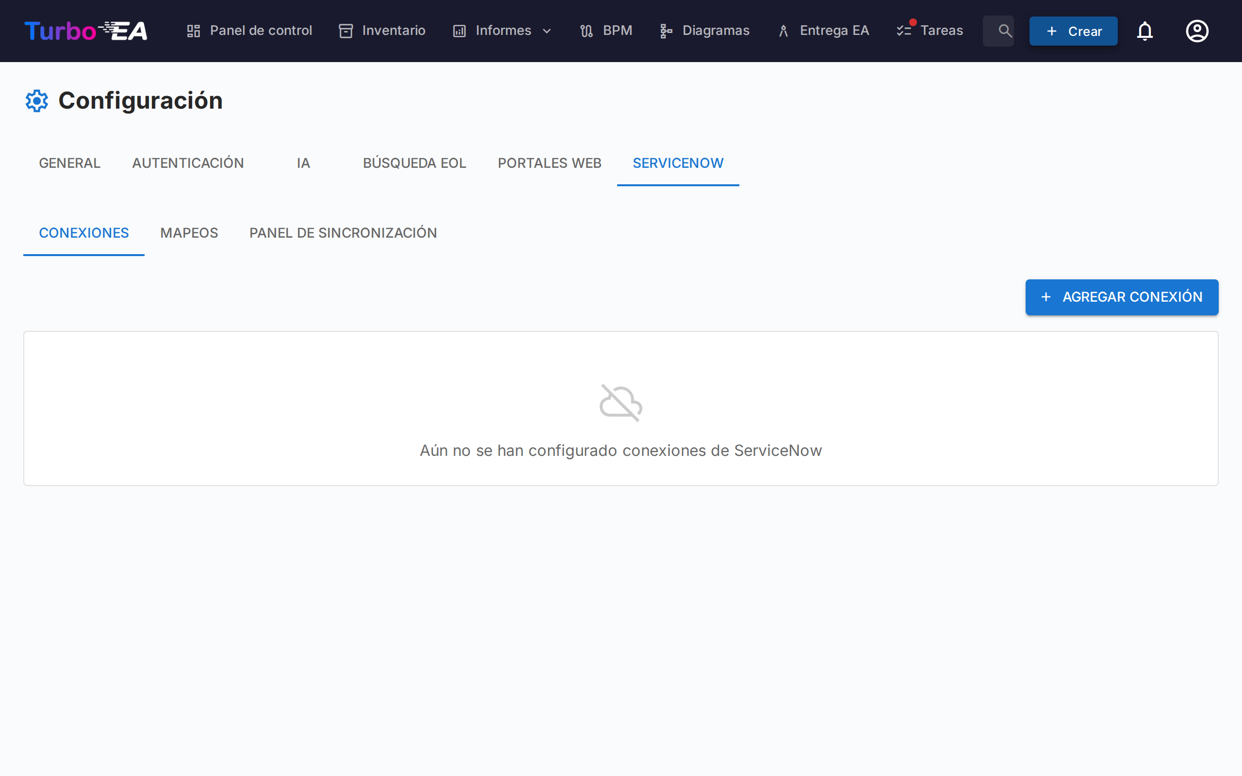 Configuración de ServiceNow