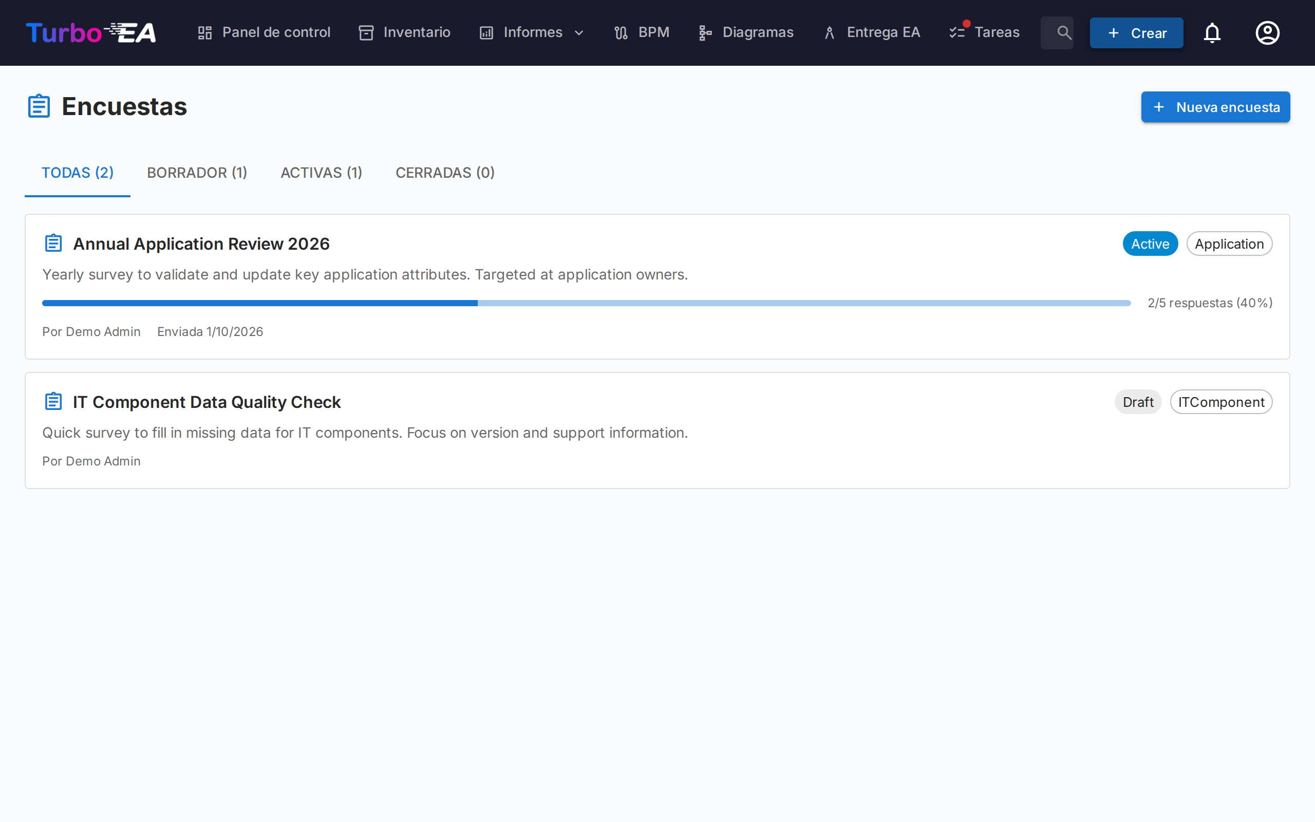 Administración de Encuestas