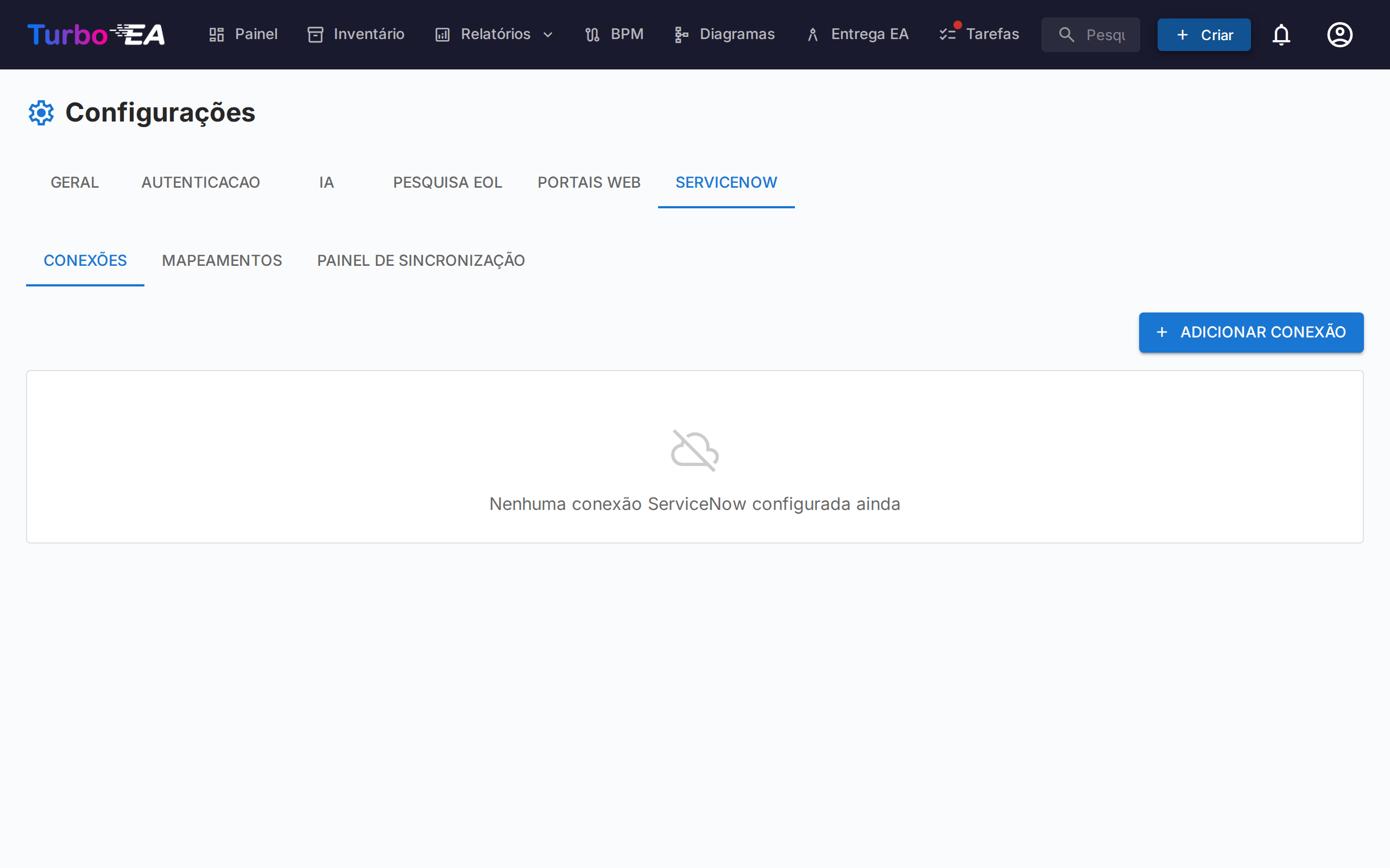 Integração com ServiceNow